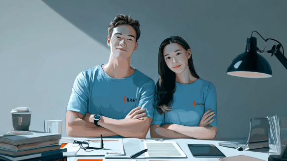 Startup founders preparing an important legal documents